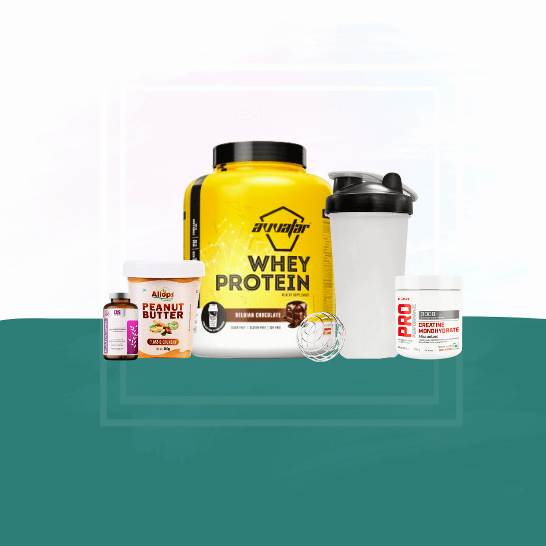 Avvatar Fitness Stack/Muscle Gain Stack 3 Daily Dose Nutrition